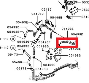 Mitsubishi HOSE,FUEL LINE | part number - 1741A430 – Lings All Make Parts