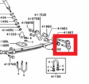 Mitsubishi SHACKLE,R/SUSP SPRING | MB584586