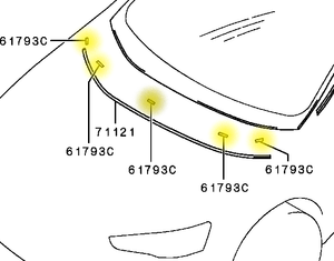 Mitsubishi SPACER,RR WINDOW | MR957780